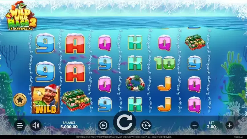 Wild Wild Bass 2 Xmas Special slot screenshot 1