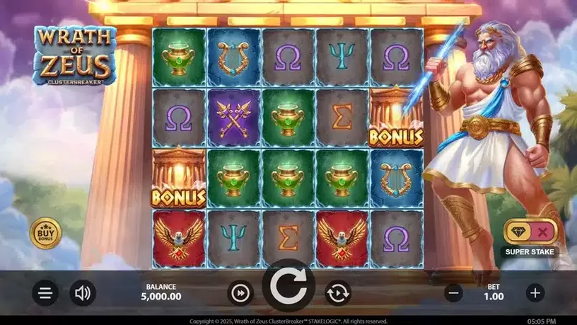 Wrath of Zeus ClusterBreaker slot screenshot 1