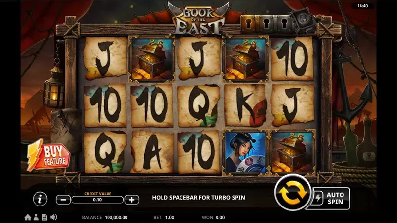 Book Of The East slot screenshot 1