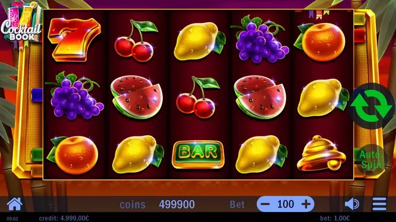 Cocktail Book slot screenshot 1