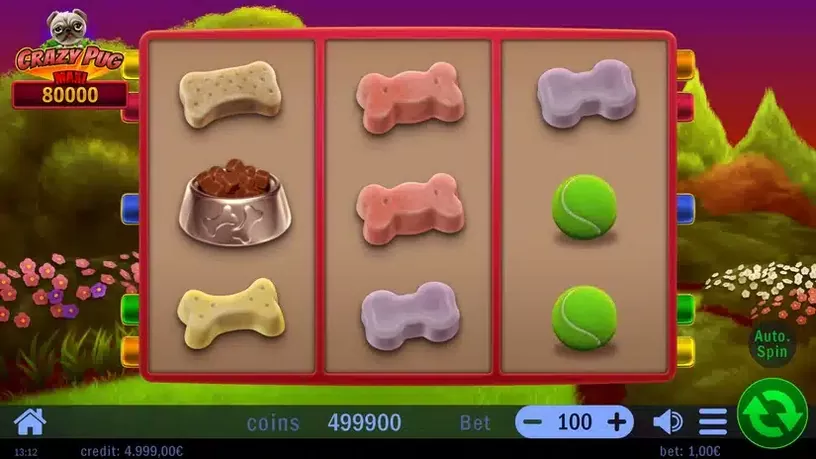 Crazy Pug slot screenshot 1