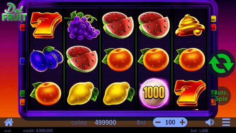 Del Fruit slot screenshot 1