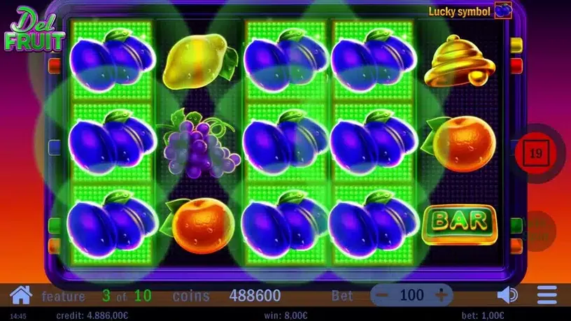 Del Fruit slot screenshot 4