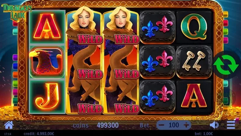 Dragon Lair slot screenshot 2