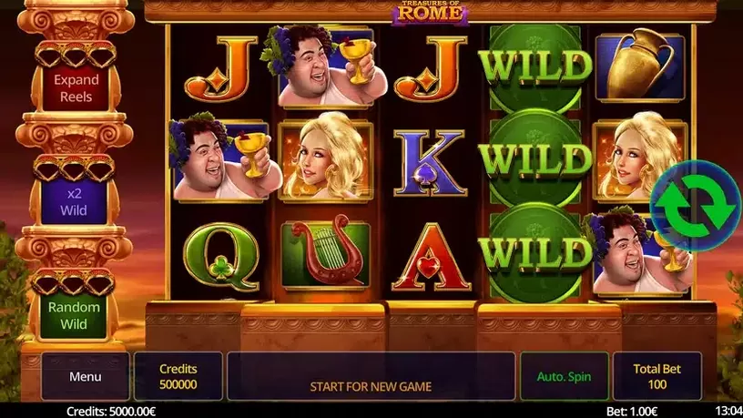 Treasures of Rome slot screenshot 1