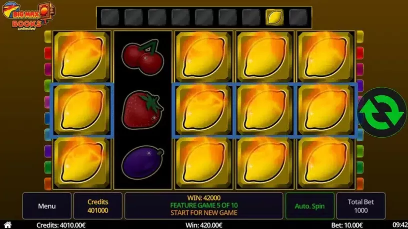 Big Max Books Unlimited slot screenshot 7