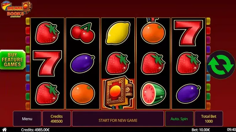 Big Max Books Unlimited slot screenshot 1