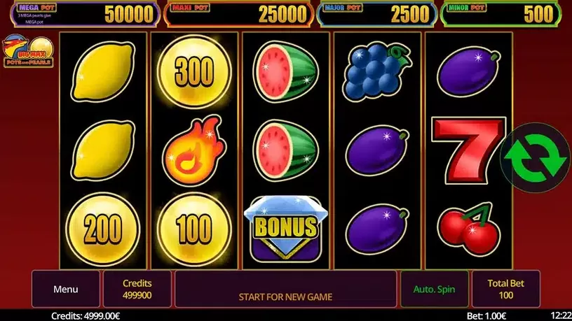 Big Max Pots and Pearls slot screenshot 1