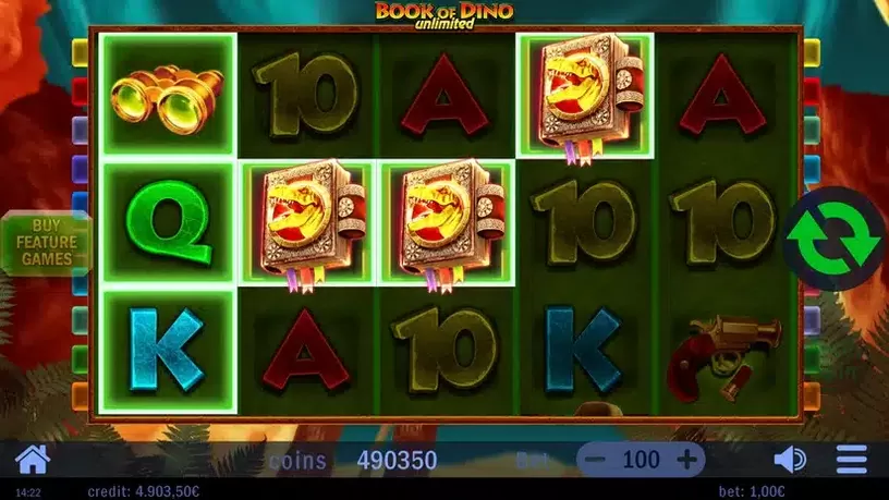 Book of Dino slot screenshot 4
