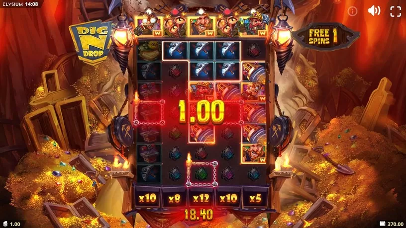 Dig N Drop slot screenshot 5