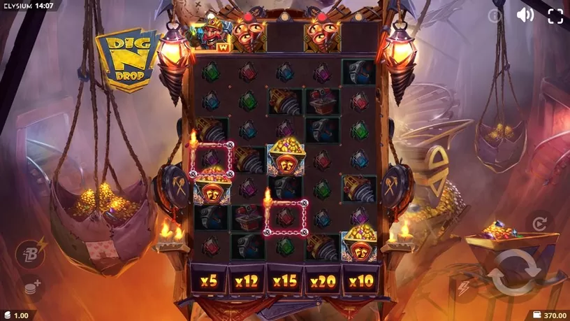 Dig N Drop slot screenshot 2