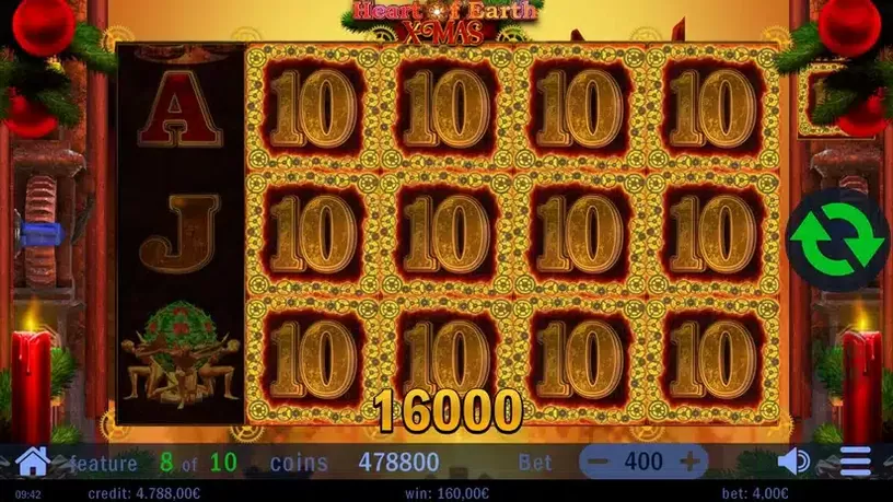 Hearth of Earth Xmas slot screenshot 8