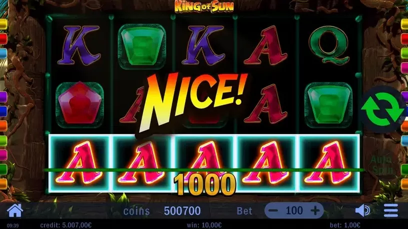 King of Sun slot screenshot 2