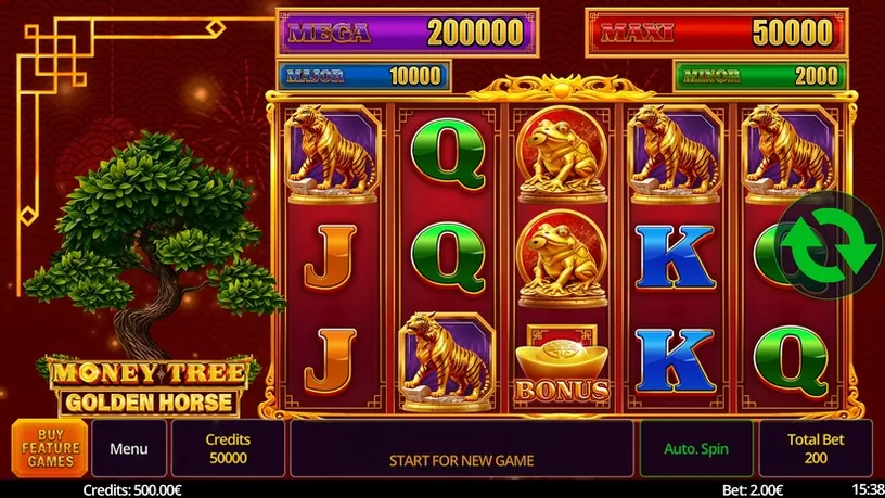 Money Tree Golden Horse slot screenshot 1