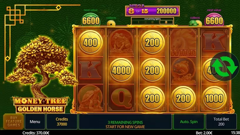 Money Tree Golden Horse slot screenshot 3