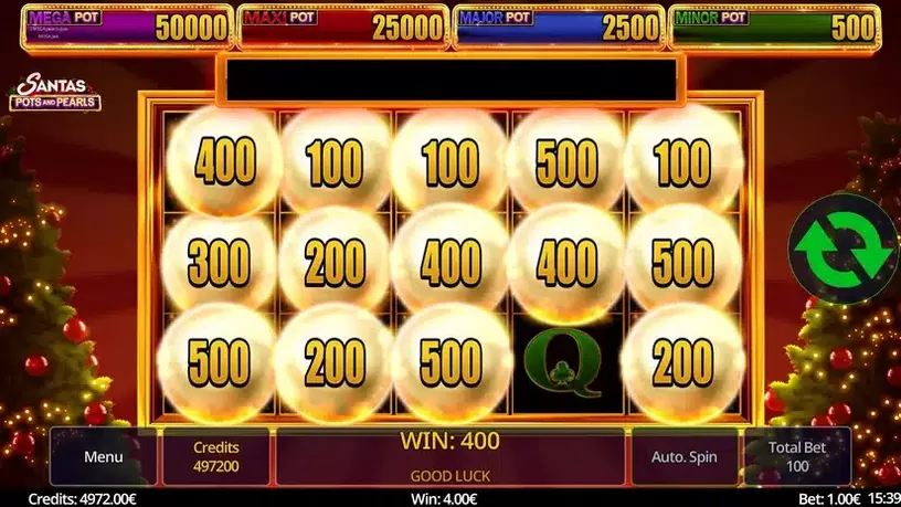 Santa’s Pots and Pearls slot screenshot 5