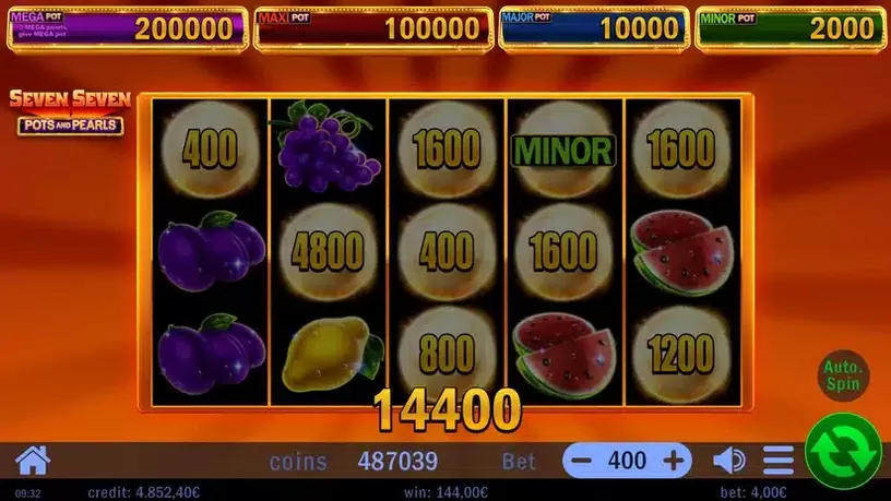 Seven Seven Pots and Pearls slot screenshot 6