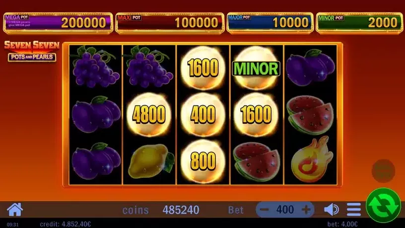 Seven Seven Pots and Pearls slot screenshot 4