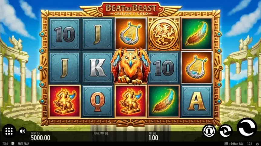 Beat the Beast Griffins Gold slot screenshot 1
