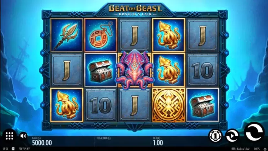 Beat the Beast: Kraken’s Lair slot screenshot 1