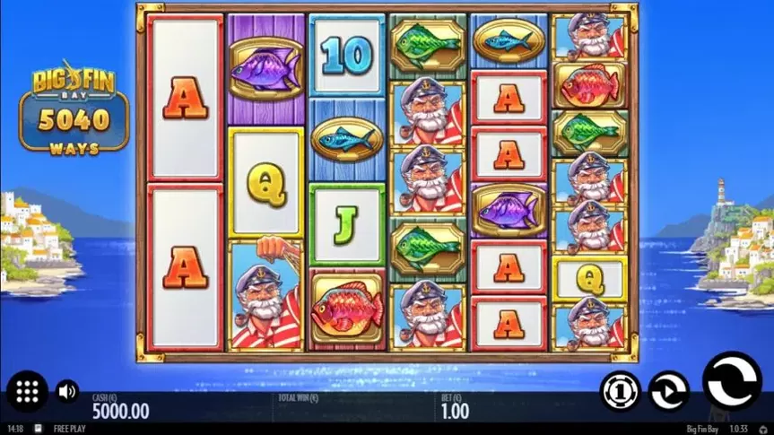 Big Fin Bay slot screenshot 1