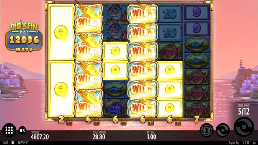 Big Fin Bay slot screenshot 5