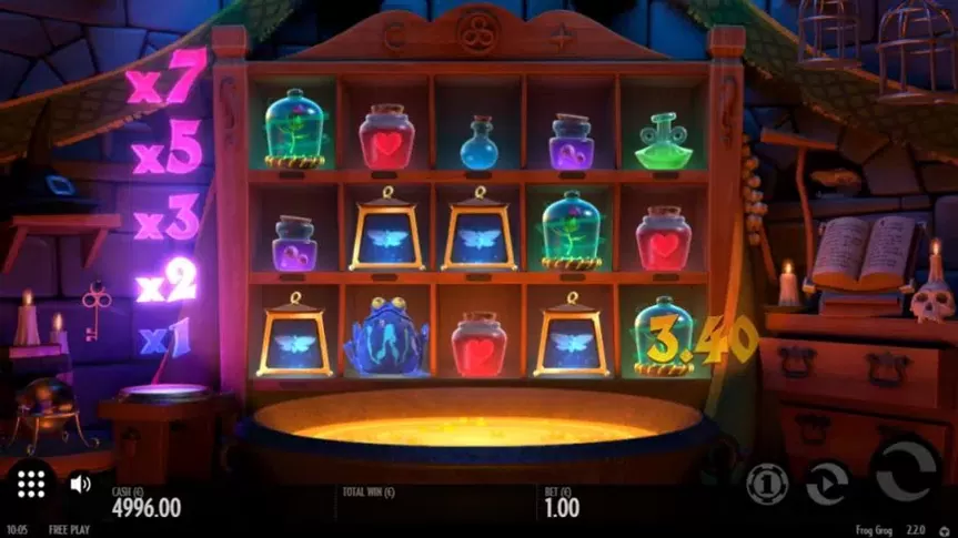 Frog Grog slot screenshot 2