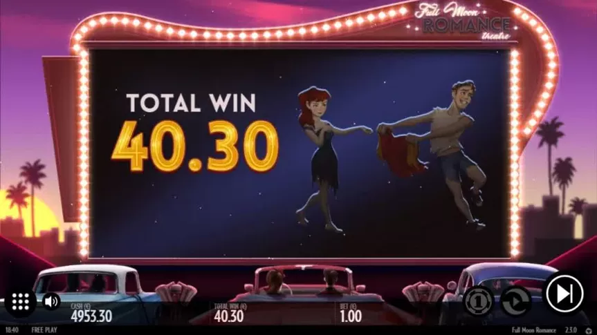 Full Moon Romance slot screenshot 6