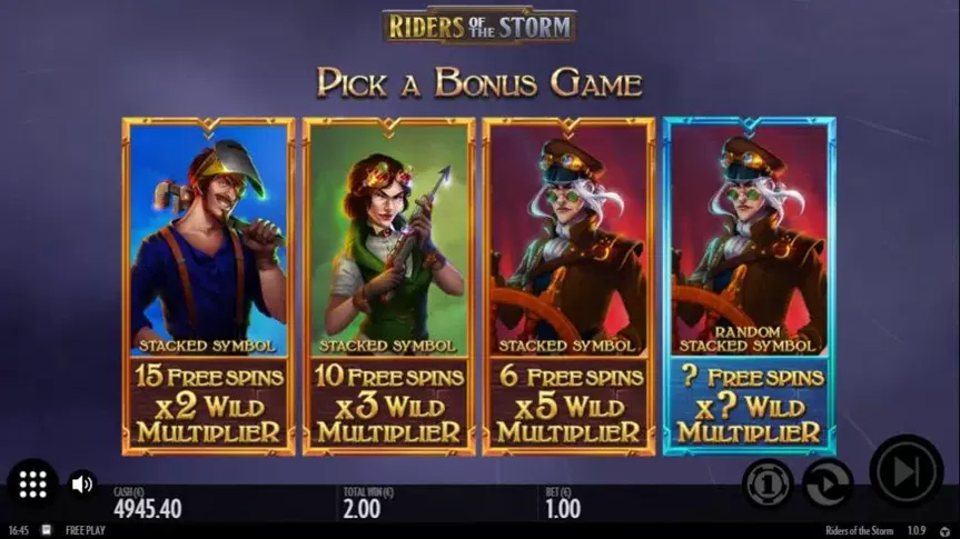 Riders of the Storm slot screenshot 4