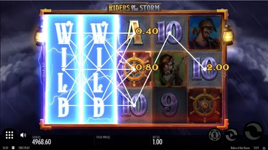 Riders of the Storm slot screenshot 3