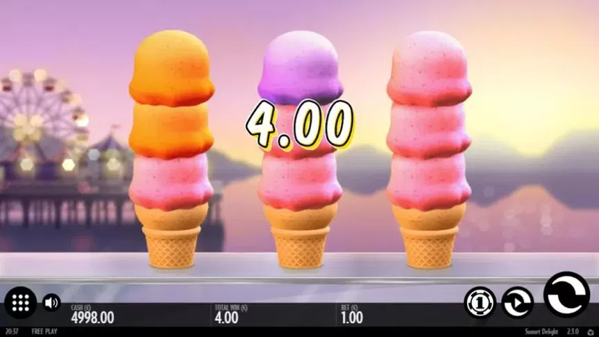 Sunset Delight slot screenshot 2