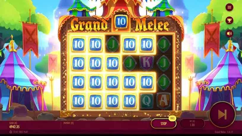Grand Melee slot screenshot 6