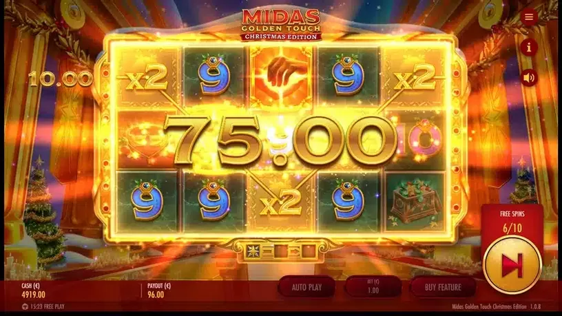 Midas Golden Touch Christmas Edition slot screenshot 5