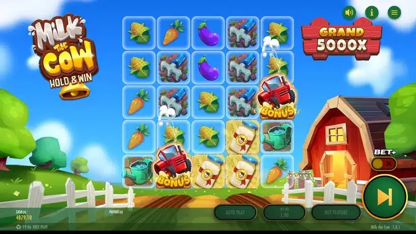 Milk The Cow slot screenshot 3