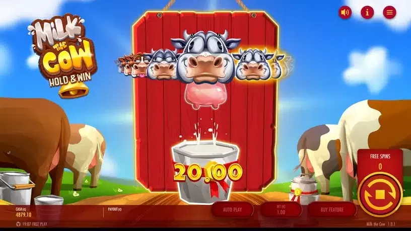Milk The Cow slot screenshot 5