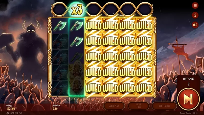 Second Thunder slot screenshot 4