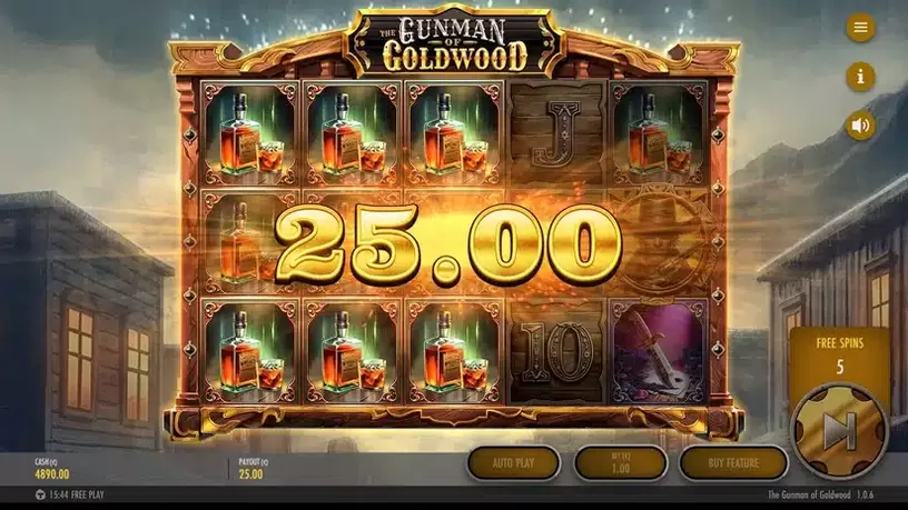The Gunman of Goldwood slot screenshot 5