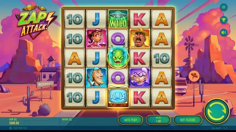 Zap Attack slot screenshot 1
