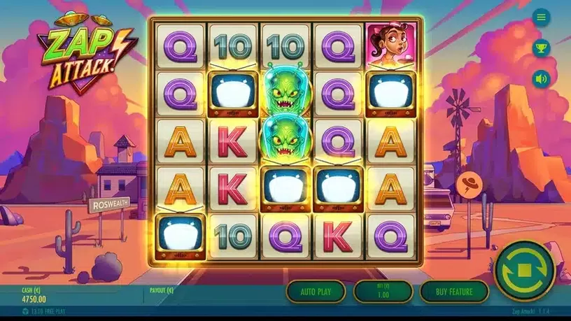Zap Attack slot screenshot 2