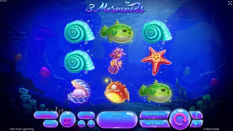 3 Mermaids slot screenshot 1
