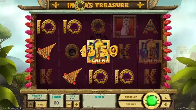 Incas Treasure slot screenshot 3
