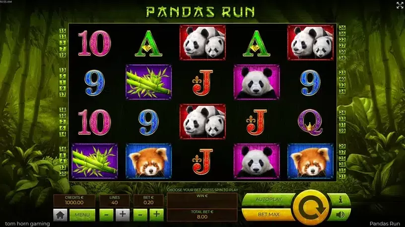 Pandas Run slot screenshot 1