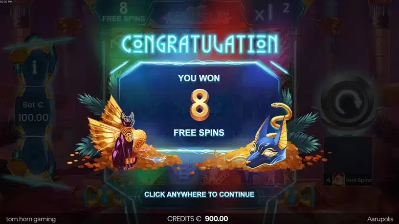 Aarupolis slot screenshot 2