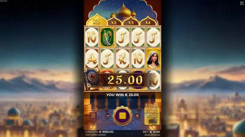 Book of Darius slot screenshot 2