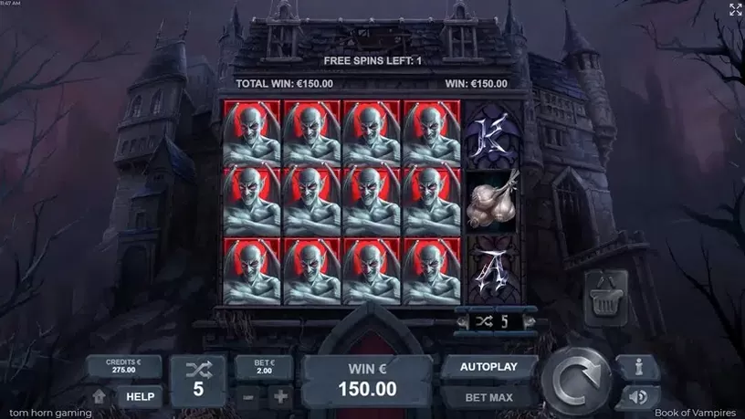 Book of Vampires slot screenshot 5