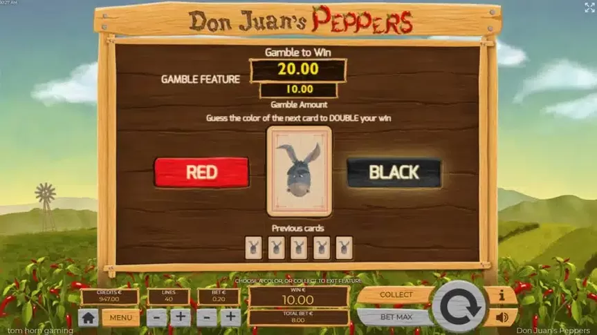 Don Juan Peppers slot screenshot 4