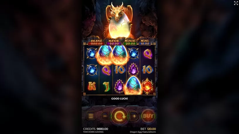 Dragon Egg slot screenshot 2