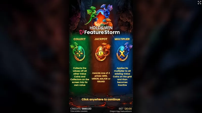 Dragon Egg slot screenshot 3