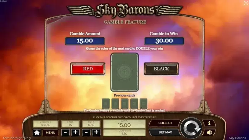 Sky Barrons slot screenshot 4