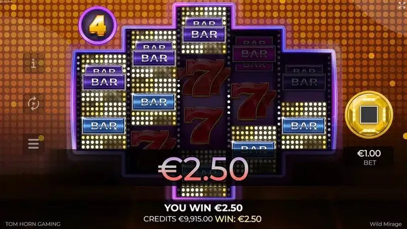 Wild Mirage slot screenshot 4
